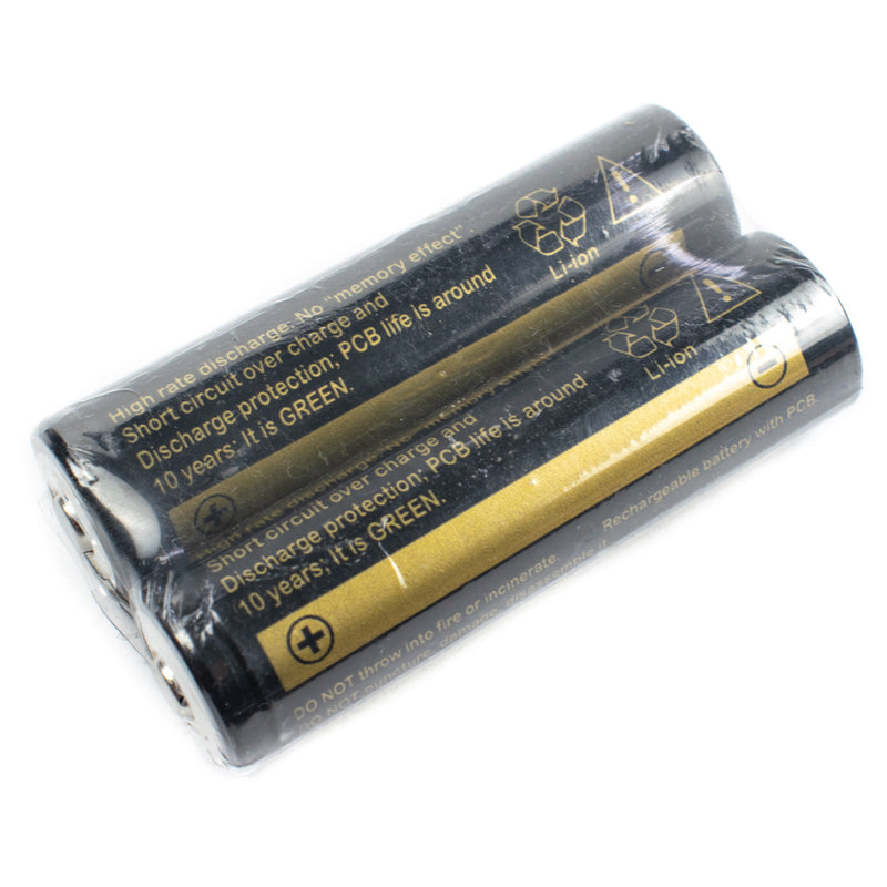 Ultrafire 3.7V 6000mAh BRC 18650 Lithium Ion Battery Pair with Tip Top