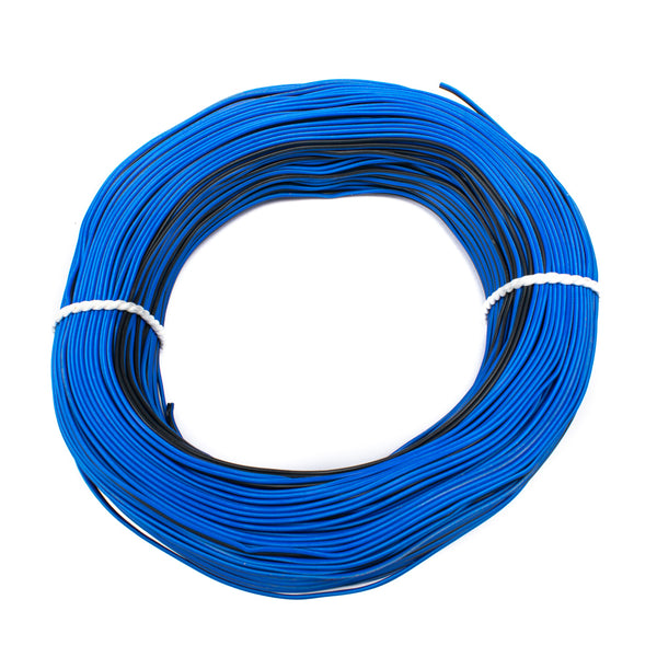 25 AWG Multi Strand 2 Wire Ribbon Cable 90 Meter (Blue & Black) 7/0.153