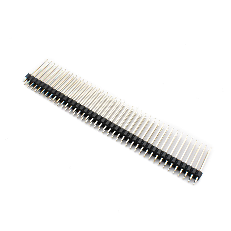 2.54mm 2x40 Pin 20mm Long Male Straight Double Row Brass Header Strip