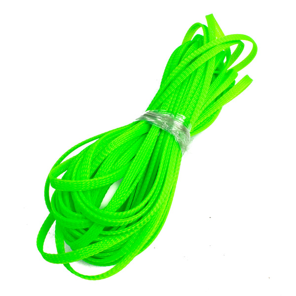 Expandable Braided Cable Sleeve (Green) 1 Meter