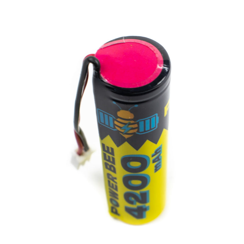 Power Bee 18650 3.7V 4200mAh Lithium-Ion Battery with Connector
