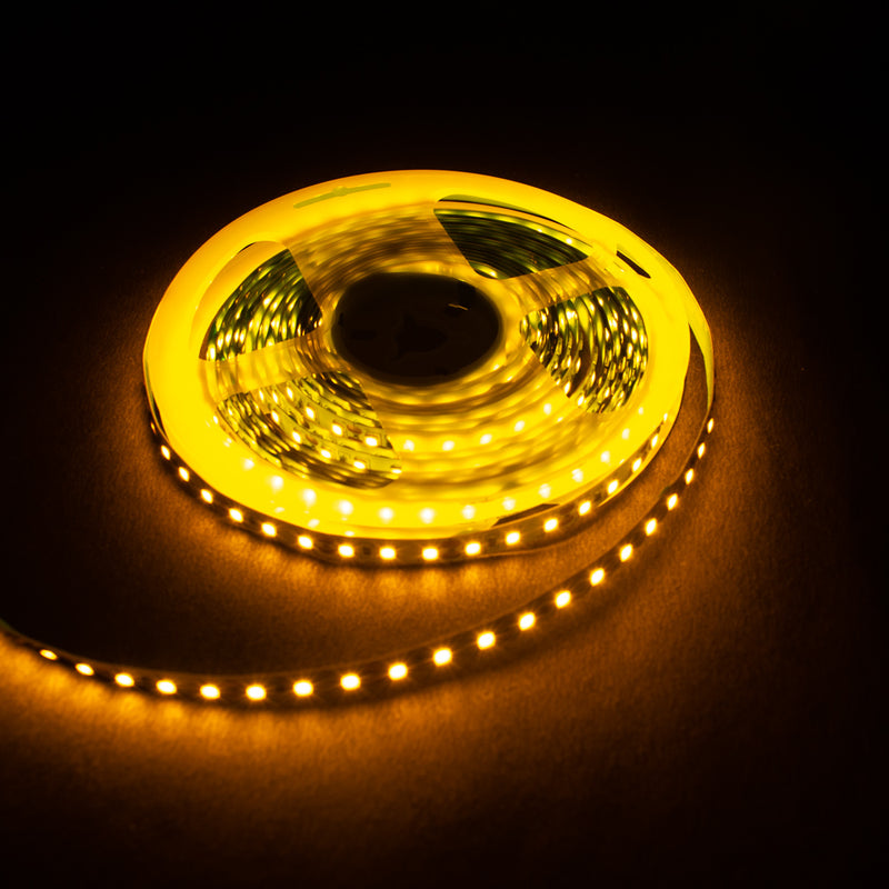 Amber LED Strip 2835 SMD 12V 5 meter (120LEDs/m)