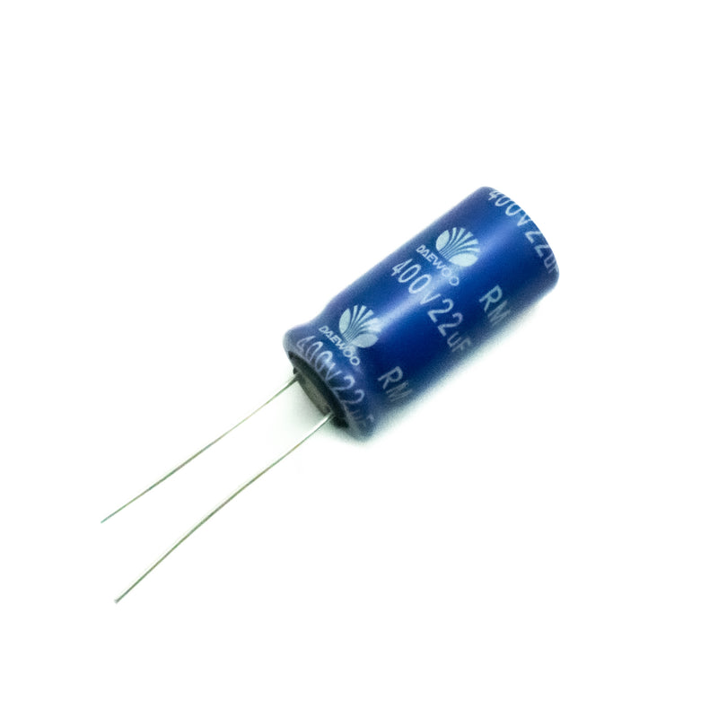 22µF 400V Electrolytic Capacitor