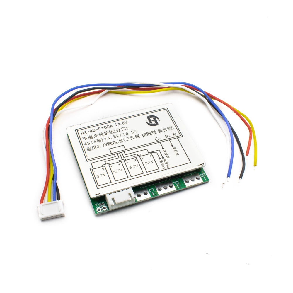 Buy 4S 14.8V 100A with Balance Charging Li-ion 18650 battery BMS ...