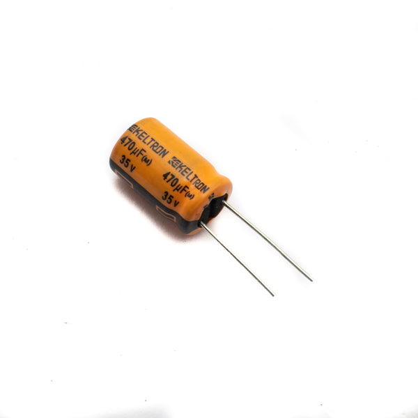 470uF 35V Keltron Electrolytic Capacitor