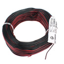 25 AWG Multi Strand 2 Wire Ribbon Cable 90 Meter (Red & Black) 7/0.153mm