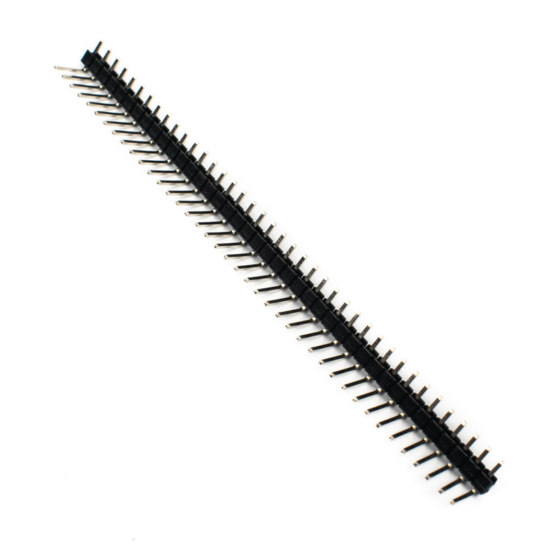 Buy 2.54mm 1x40 Pin 90 Degree Male Single Row Header Strip