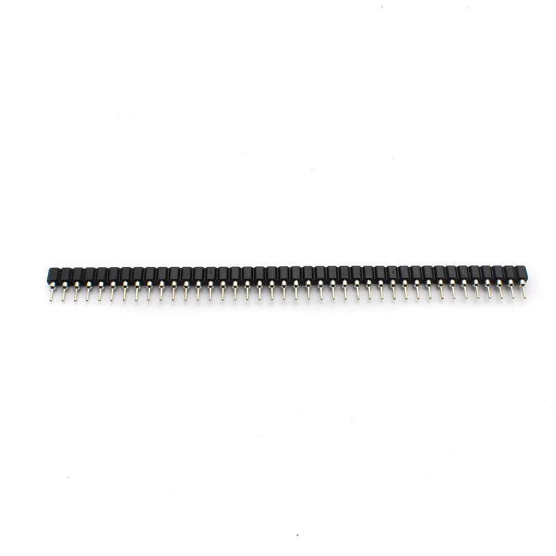40 Pins Machined Female Header Strip Brass 2.54mm Pitch €“ Breakable
