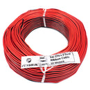 22 AWG Multi Strand 2 Wire Ribbon Cable 90 Meter (Red & Black) 14/0.173mm