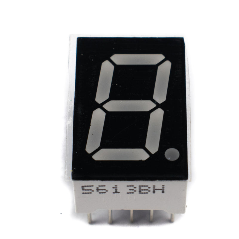 Shop 0.56 Inch Single Digit Seven Segment Display (Common Anode)