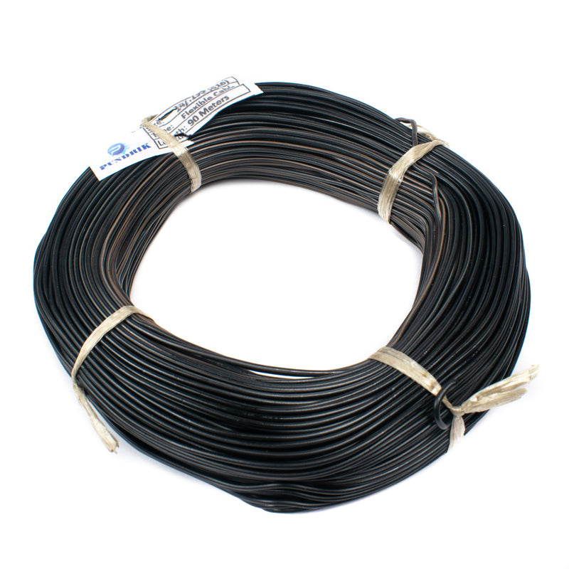 21 AWG Multi Strand Wire - 14/0.193mm (Black) 90 Meter