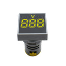 Sweideer AD136-22VMS Square Voltmeter Signal Lamp (Yellow)