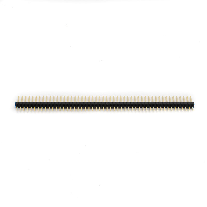 1.27mm 1x40 Pin Straight Male Single Row Brass Header Strip