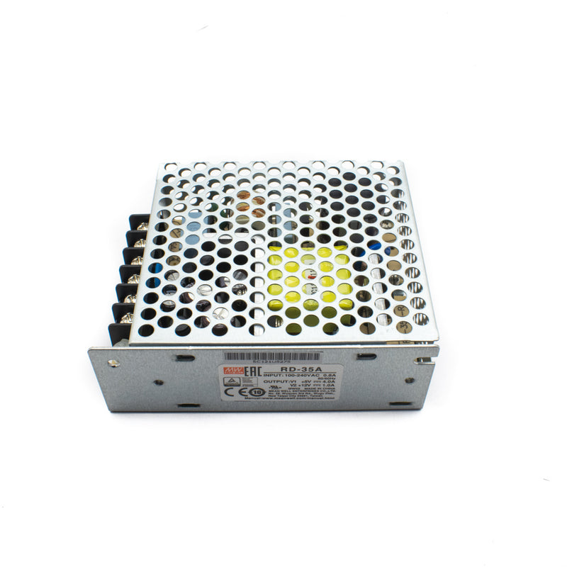 Meanwell RD35A (5V,12V) 35W Dual Output Switching Power Supply