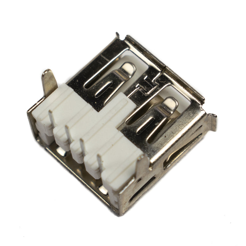 usb female connector solder