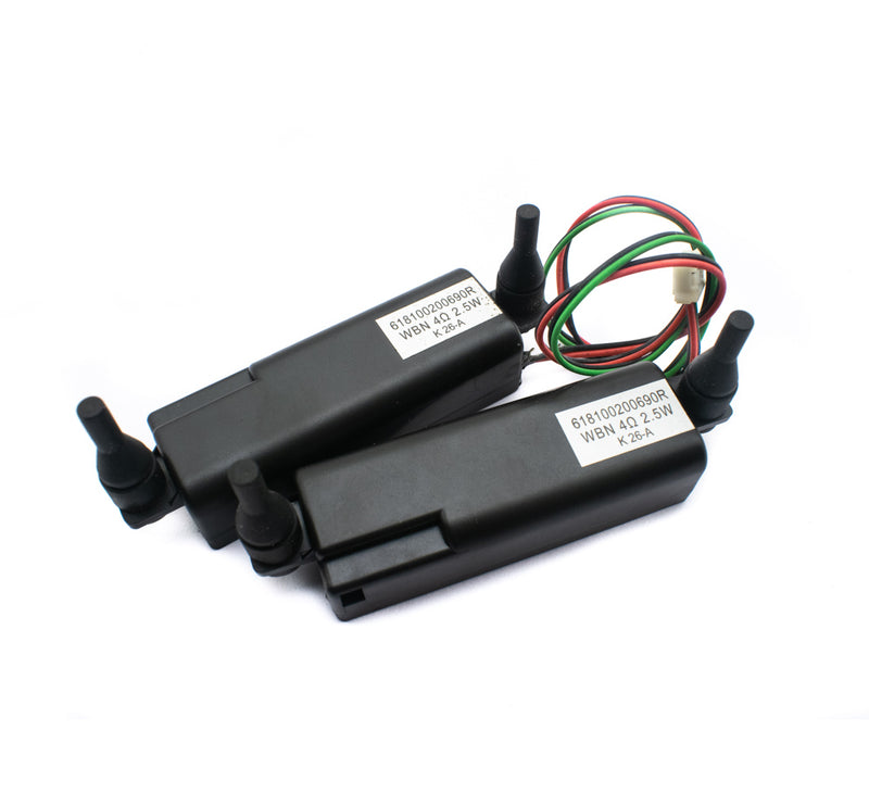 4 ohm 2.5 Watt Speaker Pair for LED/LCD TV Rectangle Shape