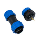SD16 2 Pin Male-Female Waterproof Power Connector Pair