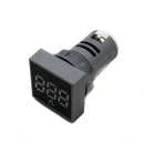 Sweideer AD136-22VMS Square Voltmeter Signal Lamp (White)