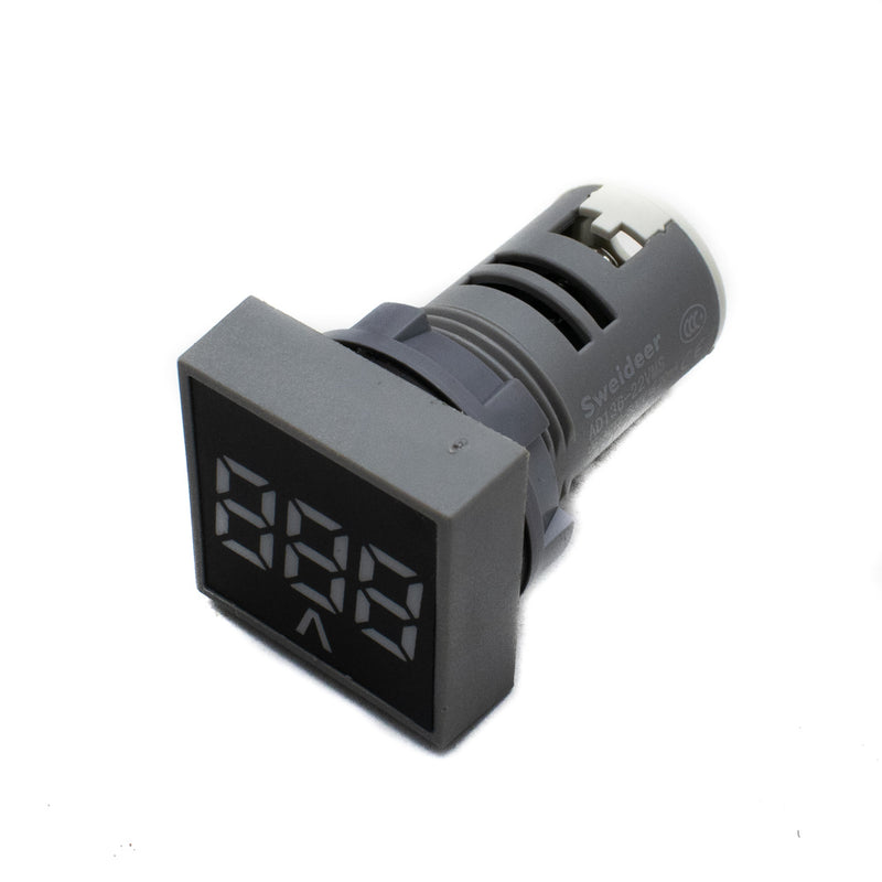 Sweideer AD136-22VMS Square Voltmeter Signal Lamp (White)