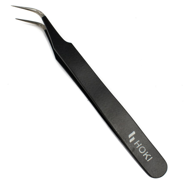 Buy Curved Stainless Steel Tweezer (Black)