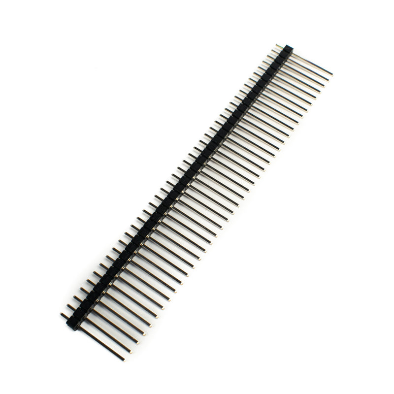 Order 2.54mm 1x40 Pin Male Single Row Long Header Strip (Height: 20mm)