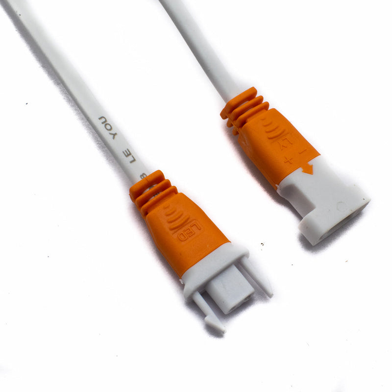 DC Flat Connector Cable Pair (Orange-White)