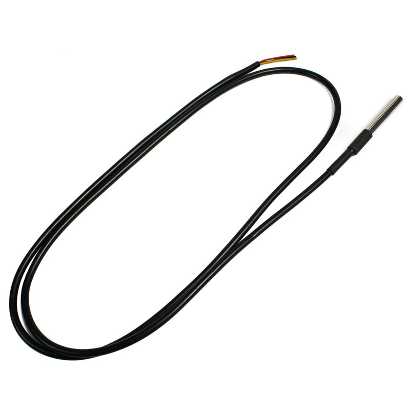 DS18B20 Waterproof Temperature Probe €“ Black (1m)