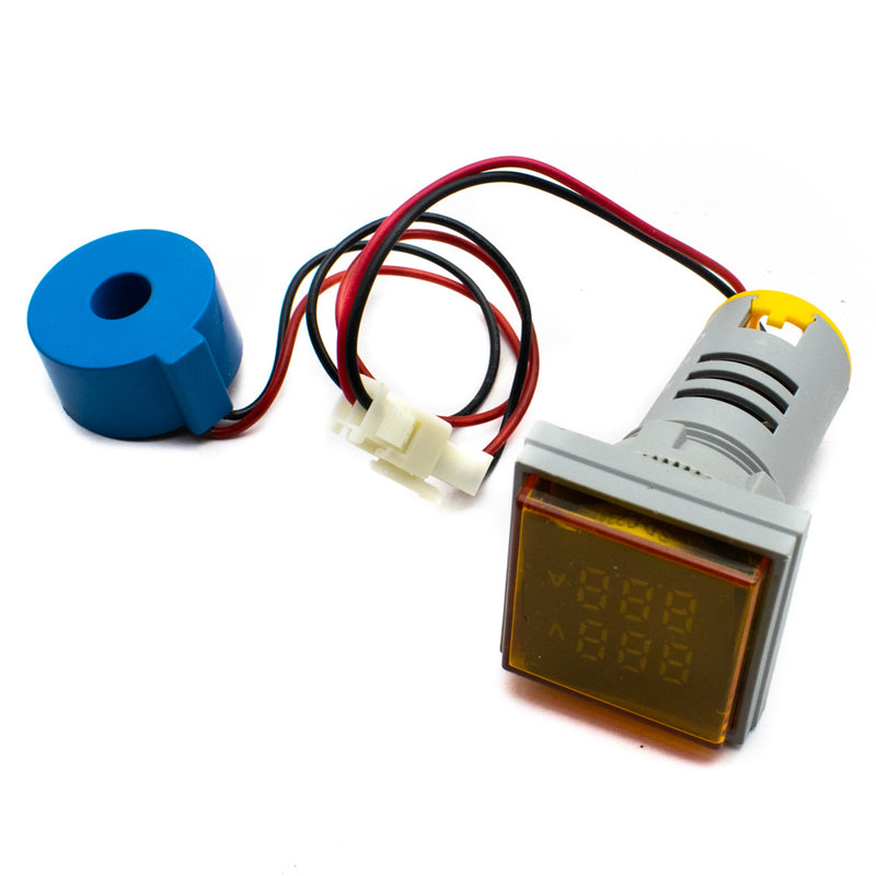 Buy AD16-22FVA LED Digital Dual Display Voltmeter Ammeter Yellow (0-100A and 60-500V)