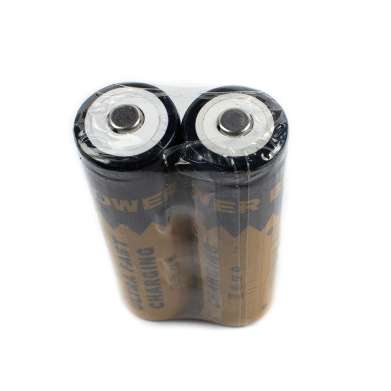 Power Bee 18650 3.7V 3000mAh Lithium-Ion Battery Pair with Tip Top