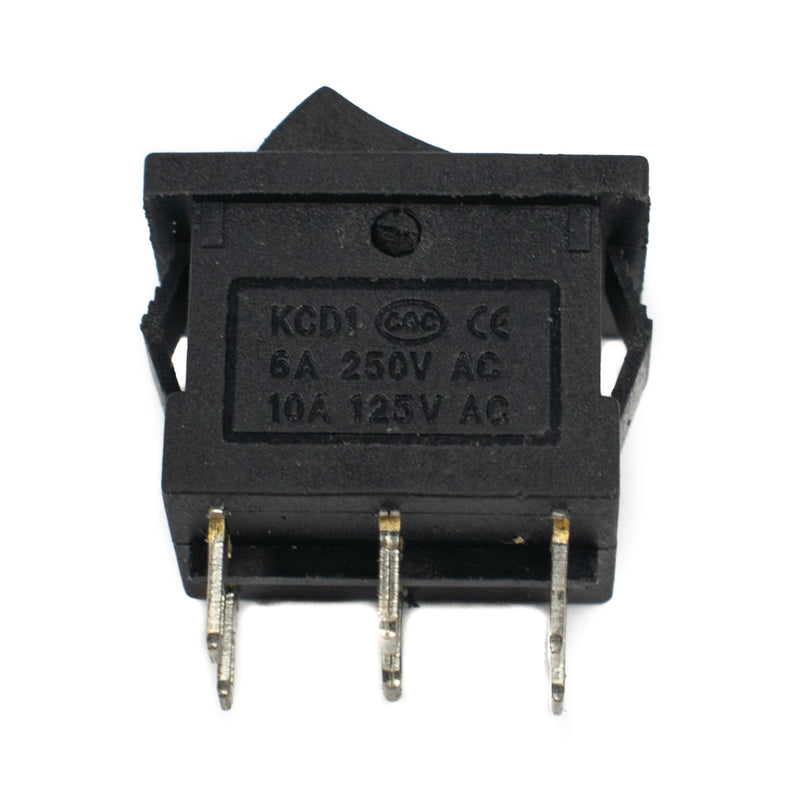 6A 250V DPDT Rocker Switch (Lock Action)