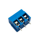 3 Pin Screw Type PCB Terminal Block - 5mm Pitch Blue (Prime 500)