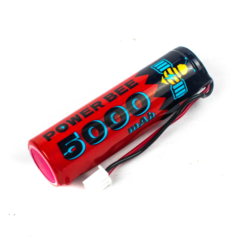 Power Bee 18650 3.7V 5000mAh Lithium-Ion Battery with Connector
