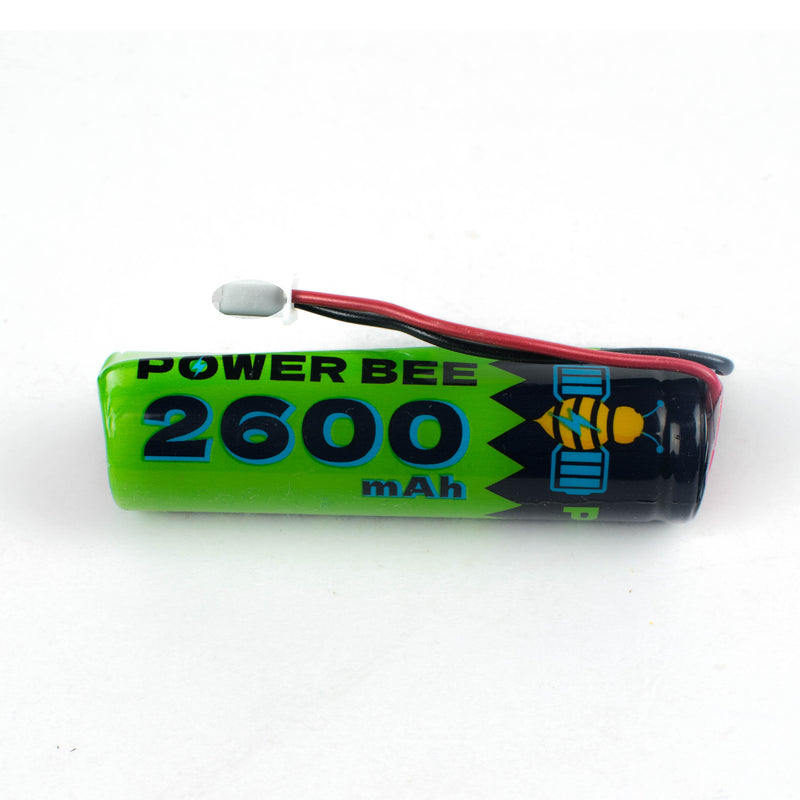 Power Bee 18650 3.7V 2600mAh Lithium-Ion Battery with Connector