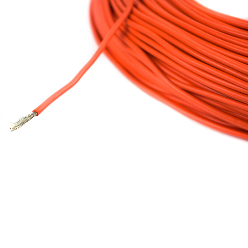 23 AWG Shielded Multi Strand Wire - 7/0.193mm (Orange) 90 meter