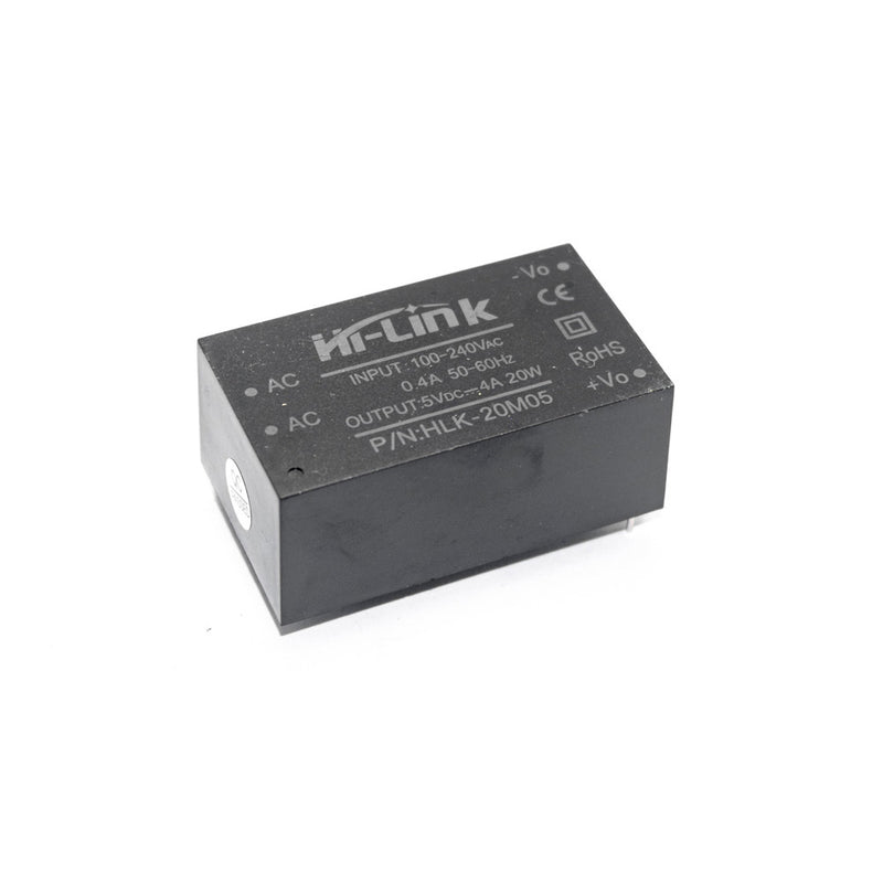 Buy Hi-Link HLK-20M05 5V 20W AC-DC Power Converter (AC to DC Switch Power Supply Module) from HNHCart.com. Also browse more components from Hi-Link Converters category from HNHCart