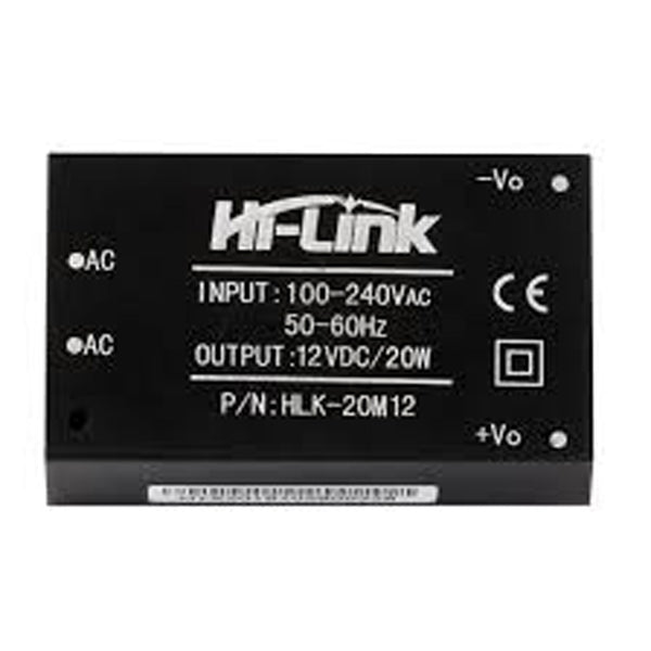 Buy Hi-Link HLK-20M12 12V 20W AC-DC Power Converter (AC to DC Switch Power Supply Module) from HNHCart.com. Also browse more components from Hi-Link Converters category from HNHCart