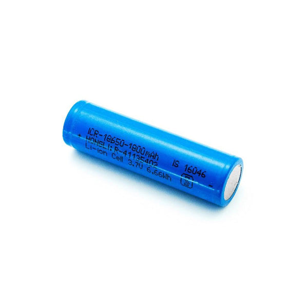 Buy Good Quality 1800 mAh ICR18650 3.7V Lithium-Ion Battery from HNHCart.com. Also browse more components from Battery category from HNHCart