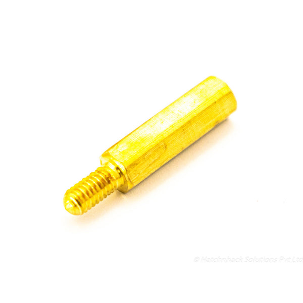 Order M3 x 5mm+12mm Male to Female Thread Brass Hex Hexagonal Standoff Spacers