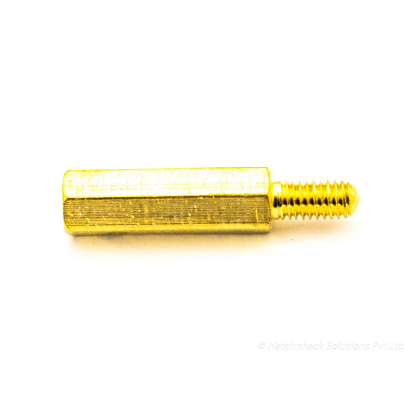 Shop M3 x 5mm+12mm Male to Female Thread Brass Hex Hexagonal Standoff Spacers