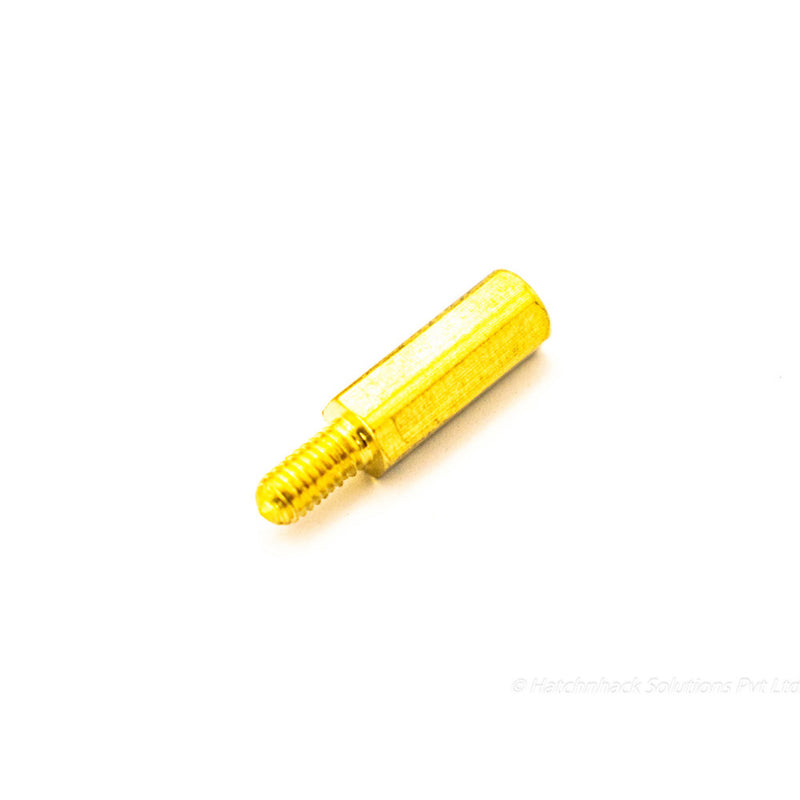 Buy M3 x 5mm+15mm Male to Female Thread Brass Hex