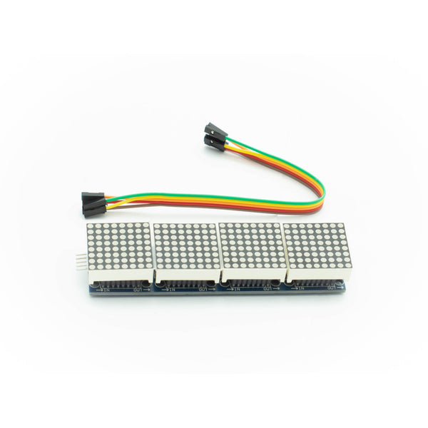 Buy MAX7219 LED Dot Matrix 4 in 1 Display Module from HNHCart.com. Also browse more components from Dot Matrix category from HNHCart