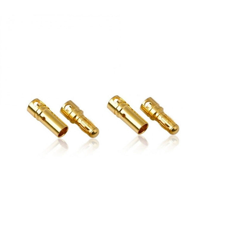 PolyMax 3.5mm Gold Male/Female Connectors 2 PAIRS (4PC)