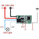 Buy QIACHIP Wireless 433Mhz RF Module Receiver Remote Control Built-in Learning Code 1527 Decoding 1 channel output with MOSFET Current Driver from HNHCart.com. Also browse more components from RF Module category from HNHCart
