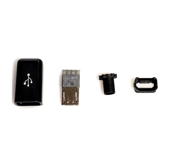 YT2153Y Micro USB 4pin Male Connector for Charging, Data, OTG Cable-Unassembled