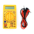 Digital Multimeter Small Yellow Color LCD AC DC Measuring Voltage Current