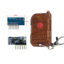 433 MHz Brown Color Single Button Wireless Button RF Receiver Module Kit Remote Control with Receiver