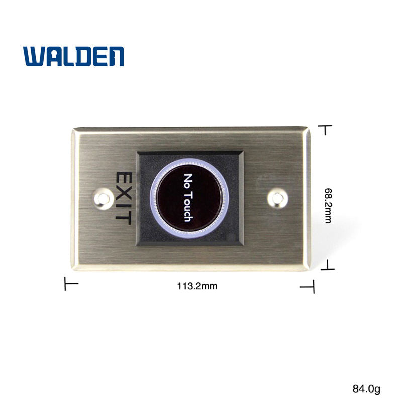 No Touch Switch Infrared Sensor Automatic Door Opener Access Control Systems Release Exit Button