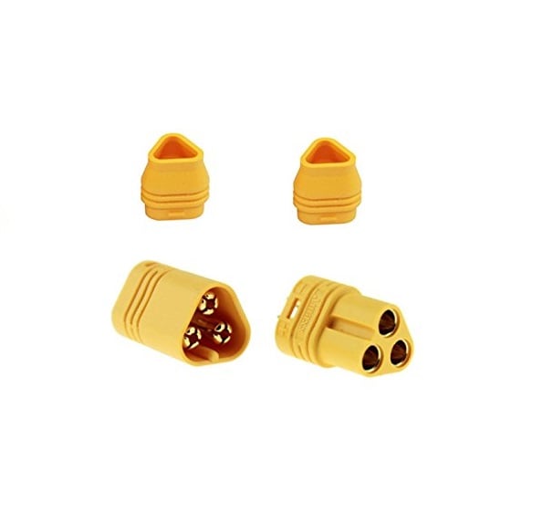 MT30 3 Pole Motor/ESC Connector Set Male+Female Pair (1 Set)