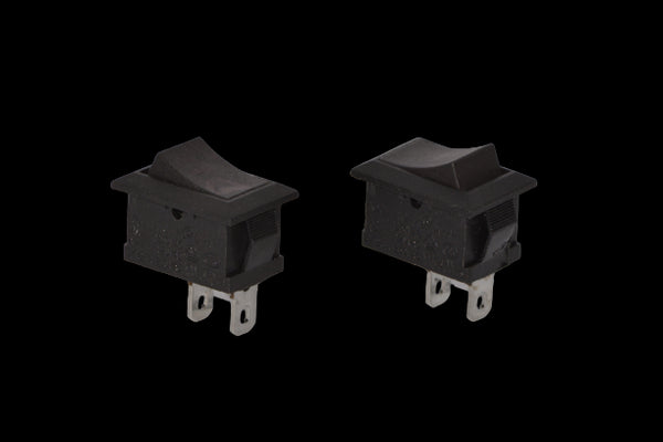3A 250V Small SPST Switch (Black)