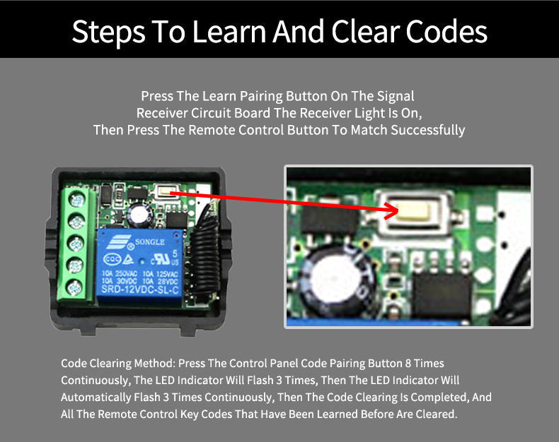 WiFi Switch Module - DC 5~12V, Wireless Remote Voice Automatic